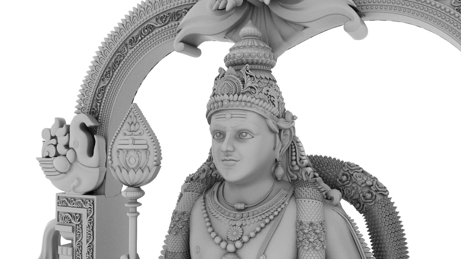 3D Lord Murugan Muruga Statue Model - TurboSquid 1856297