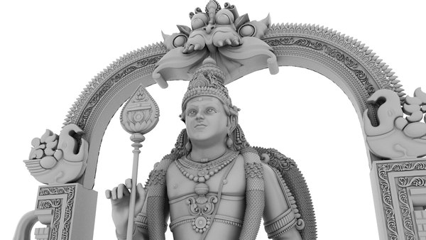 3D lord murugan muruga statue model - TurboSquid 1856297