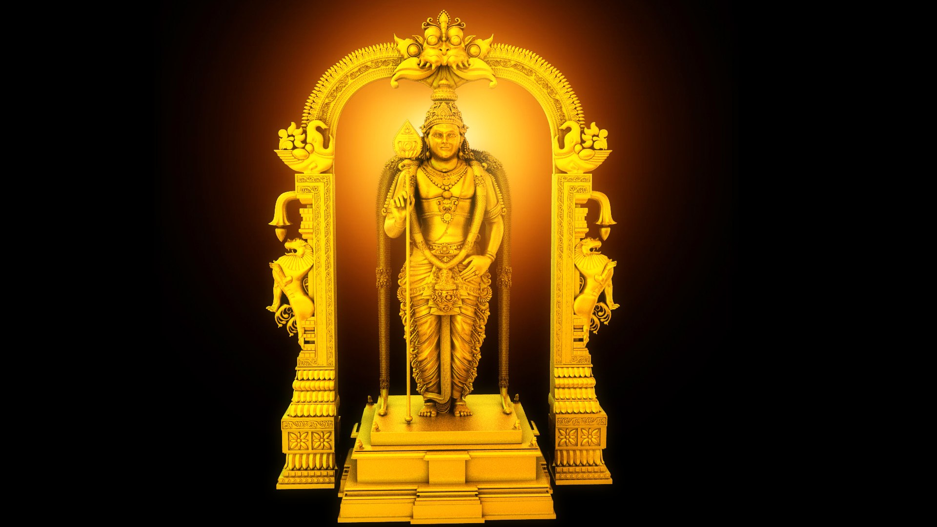 3D Lord Murugan Muruga Statue Model - TurboSquid 1856297
