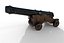 Arma de Navios PBR Low poly