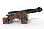 Arma de Navios PBR Low poly