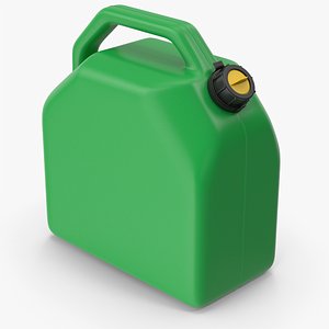 3D Green Gas Can