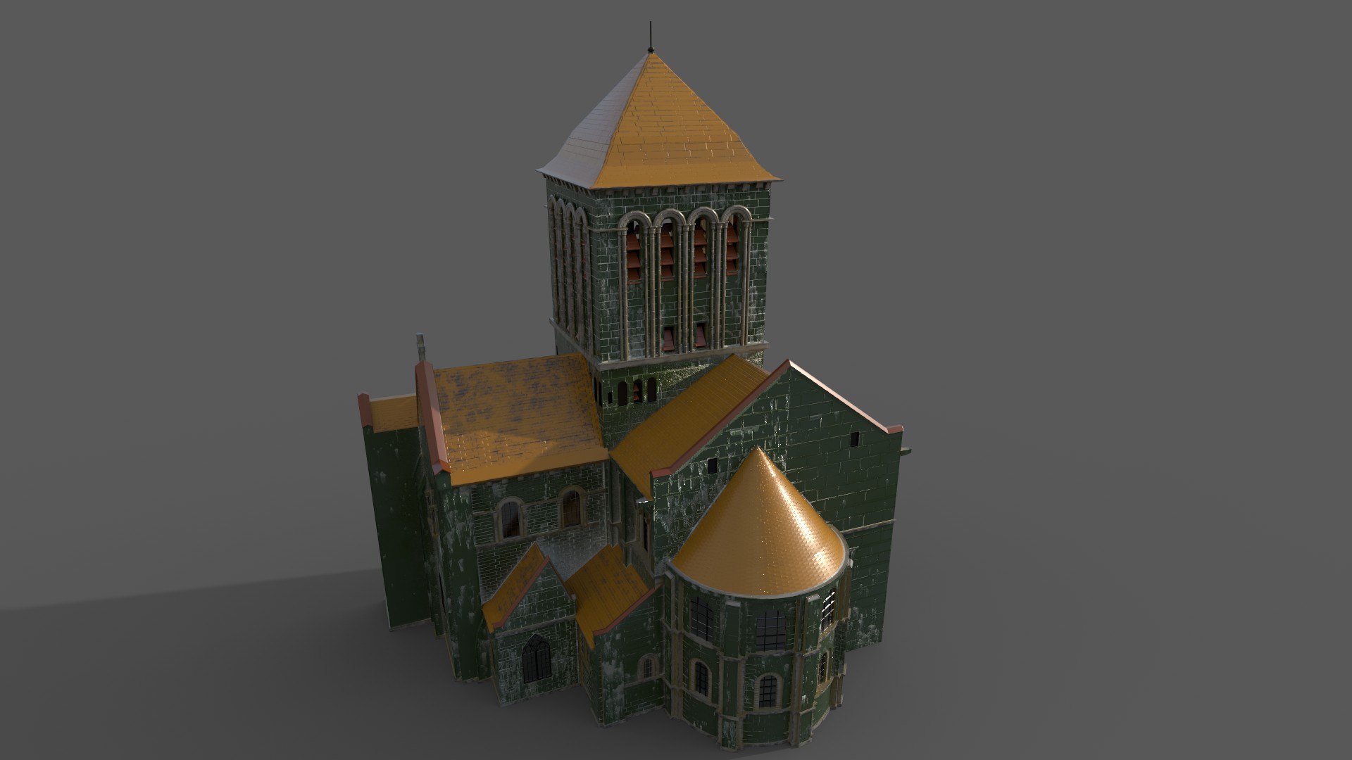 Church 3D Model - TurboSquid 2131343