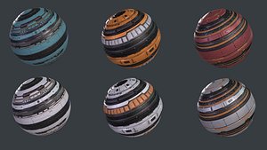 Scifi Trim Sheet Panels Texture Packs PBR