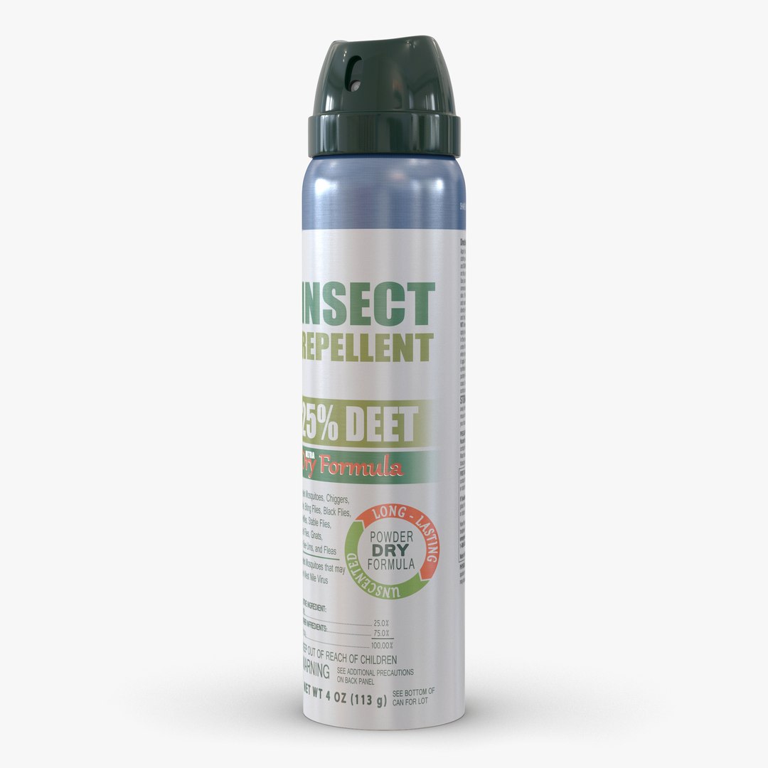Mosquito Repellent Bottle Generic 3D Model 3D model preview