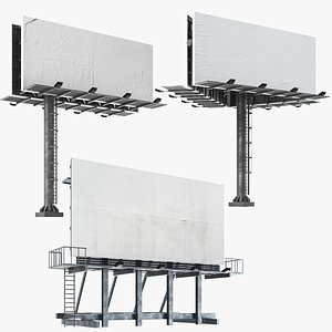 Three Detailed Billboards