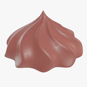 Chocolate cream 3D model