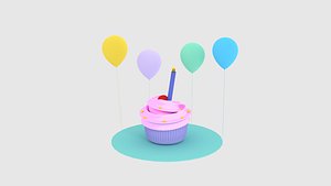 CUPCAKE BIRTHDAY 90s
