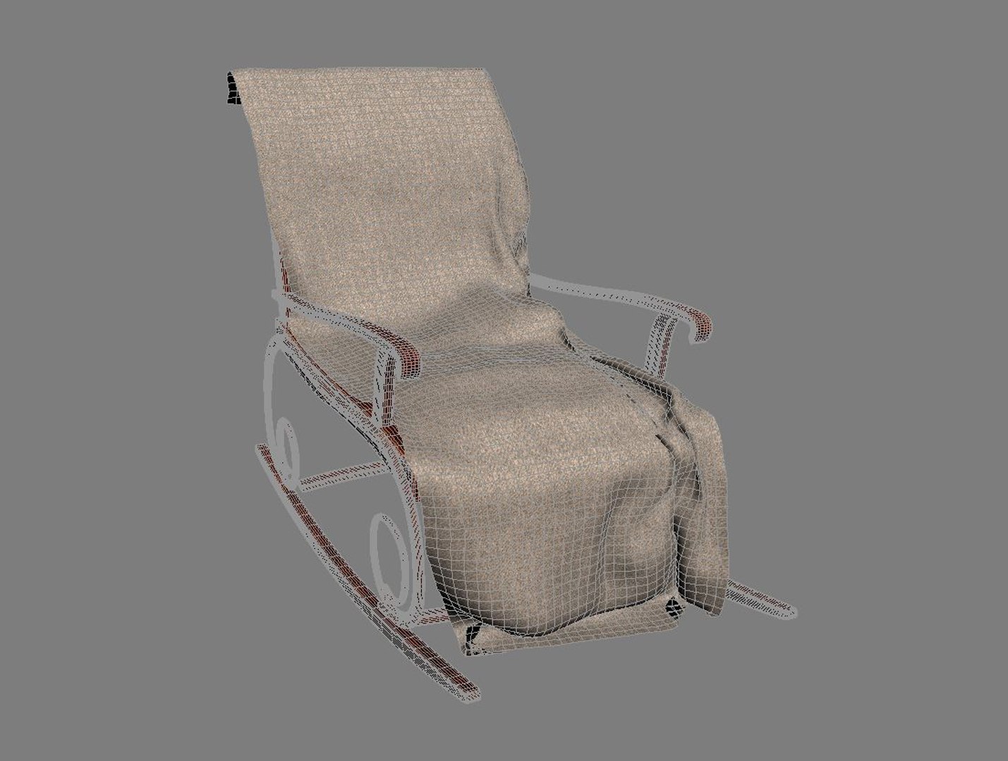 rocking chair 3d model