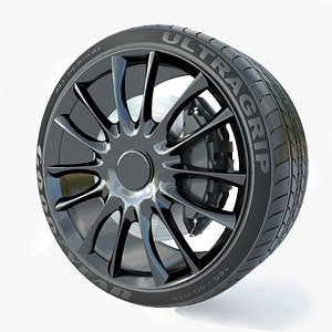 Wheel Rim Tire 15 3D model