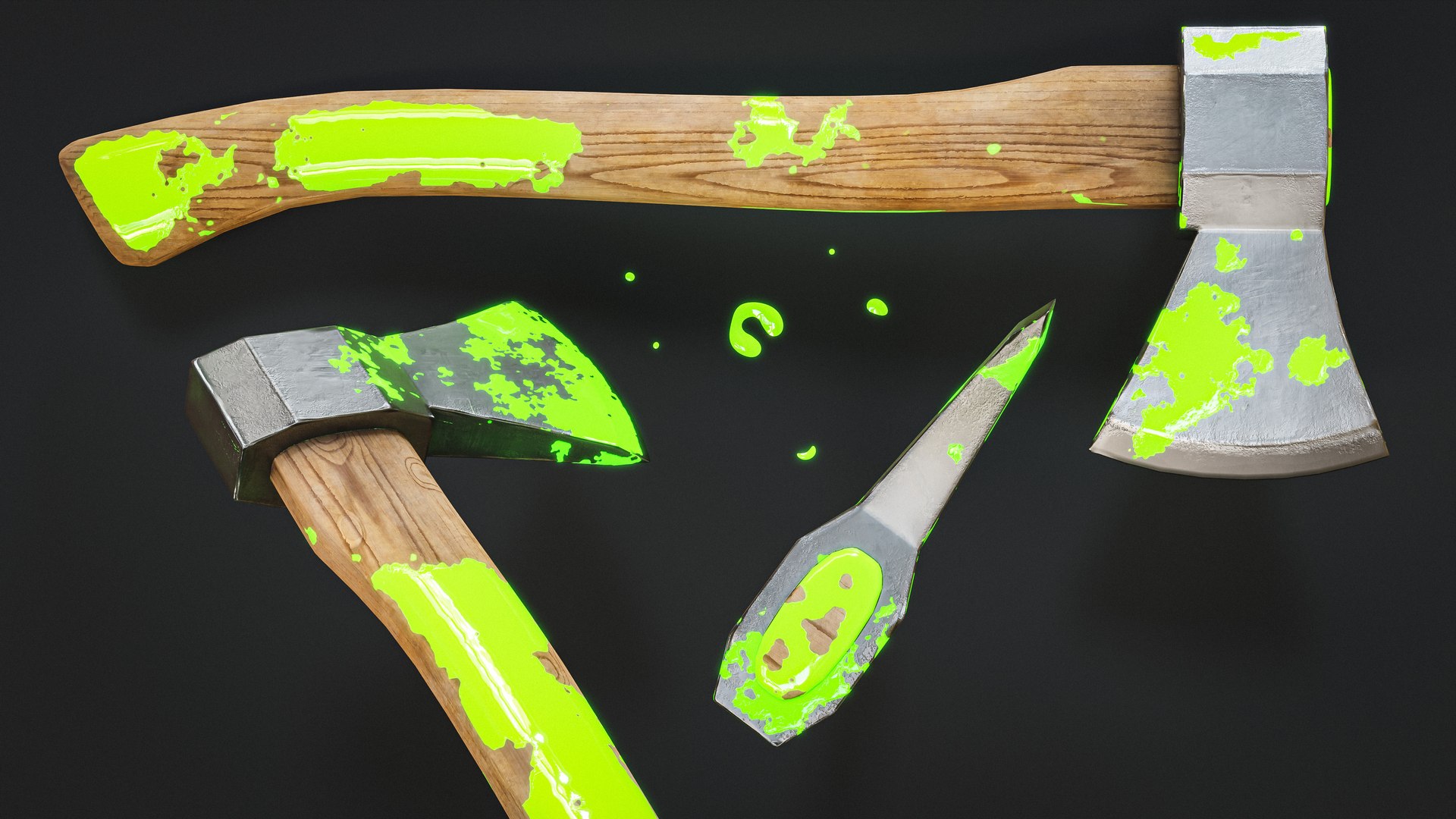 Toxic Axe 3D TurboSquid 2011674
