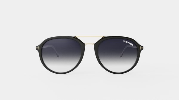 Tom Ford - FT0674 01B Sunglasses 3D