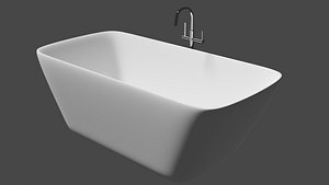 3D model tub bathtub bath