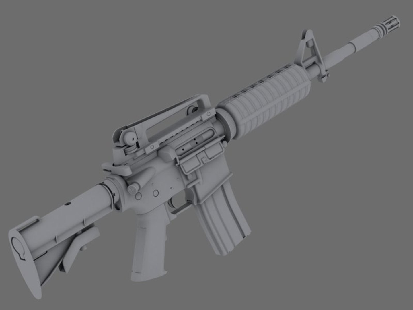 Free M4a1 Carbine 3d Model