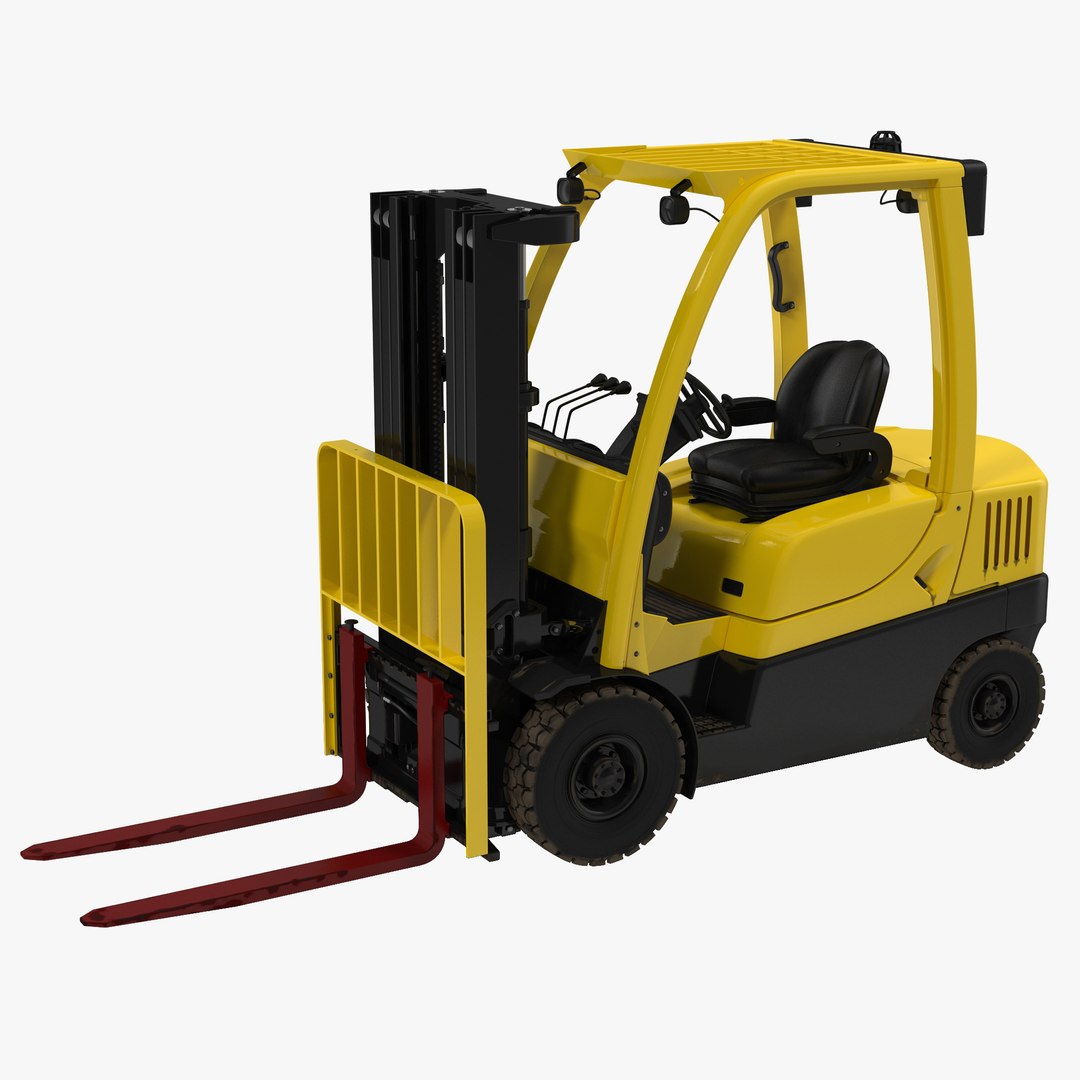 Forklift 3D model preview