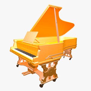 3d grand piano