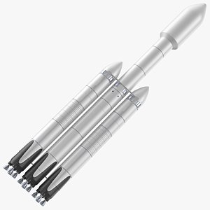 Falcon Heavy Space Rocket