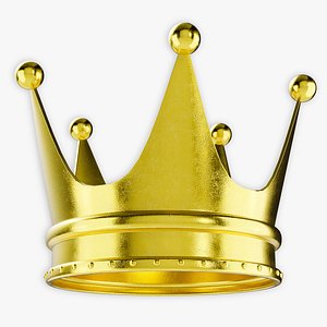 3D Gold Crown