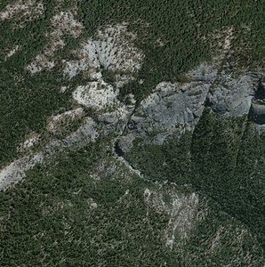 3D model mesh chilnualna fall yosemite