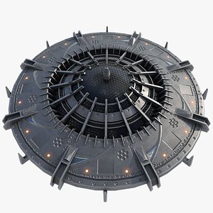 Classic UFO 3D model