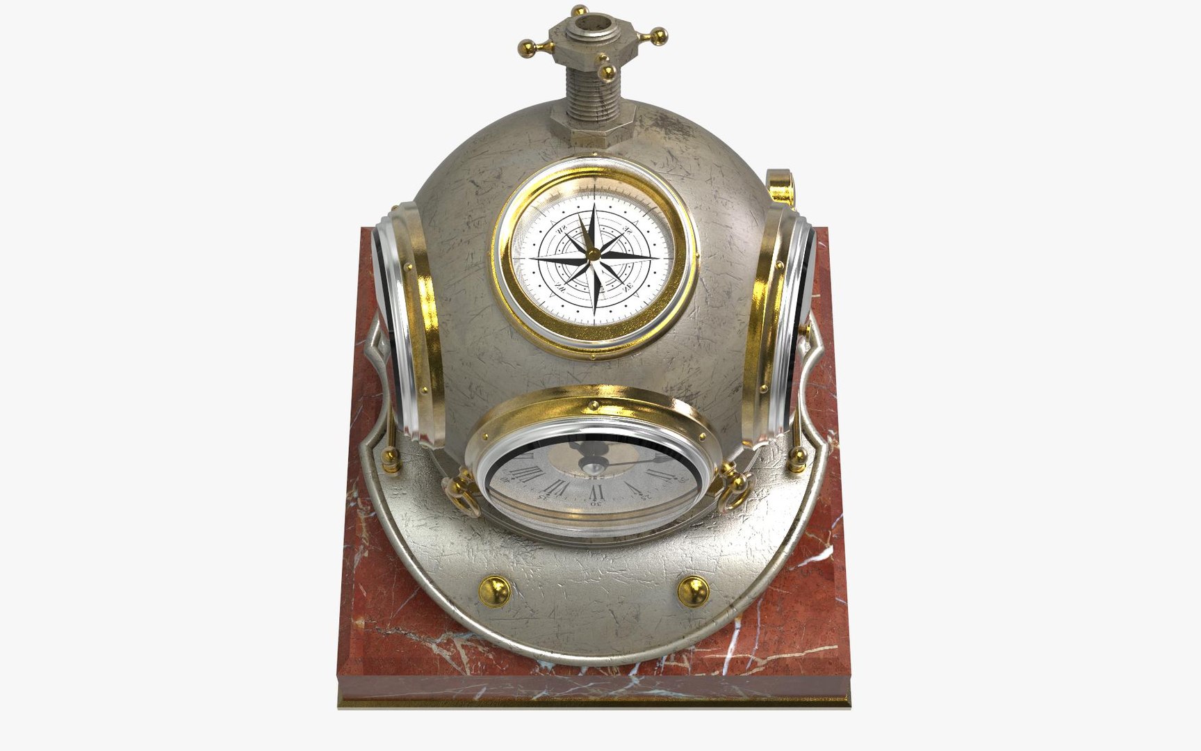 3D Vintage Nautical Decor https://p.turbosquid.com/ts-thumb/ry/azsvA8/Oq/helmetclock_08/jpg/1674736933/1920x1080/fit_q87/0c95fb9b6a41bb6e3c1a856f3f8a618286d94724/helmetclock_08.jpg