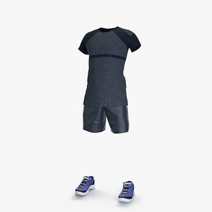 Workout Clothing Male 3D