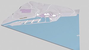 3D model Peach Bottom Nuclear Power Plant United States