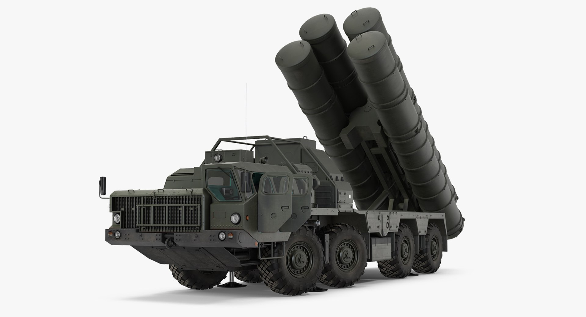 S-300 Russian SAM System Rigged 3D Model 3D model preview