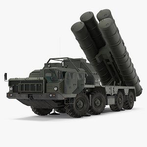 S-300 Russian SAM System Rigged 3D Model