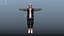 HipHop Girl 3D model