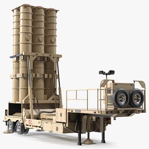 3D Israels Arrow-3 Missile Defense System