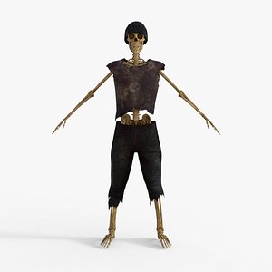 Scary Skeleton 3D model