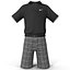 3d model golf clothes 3
