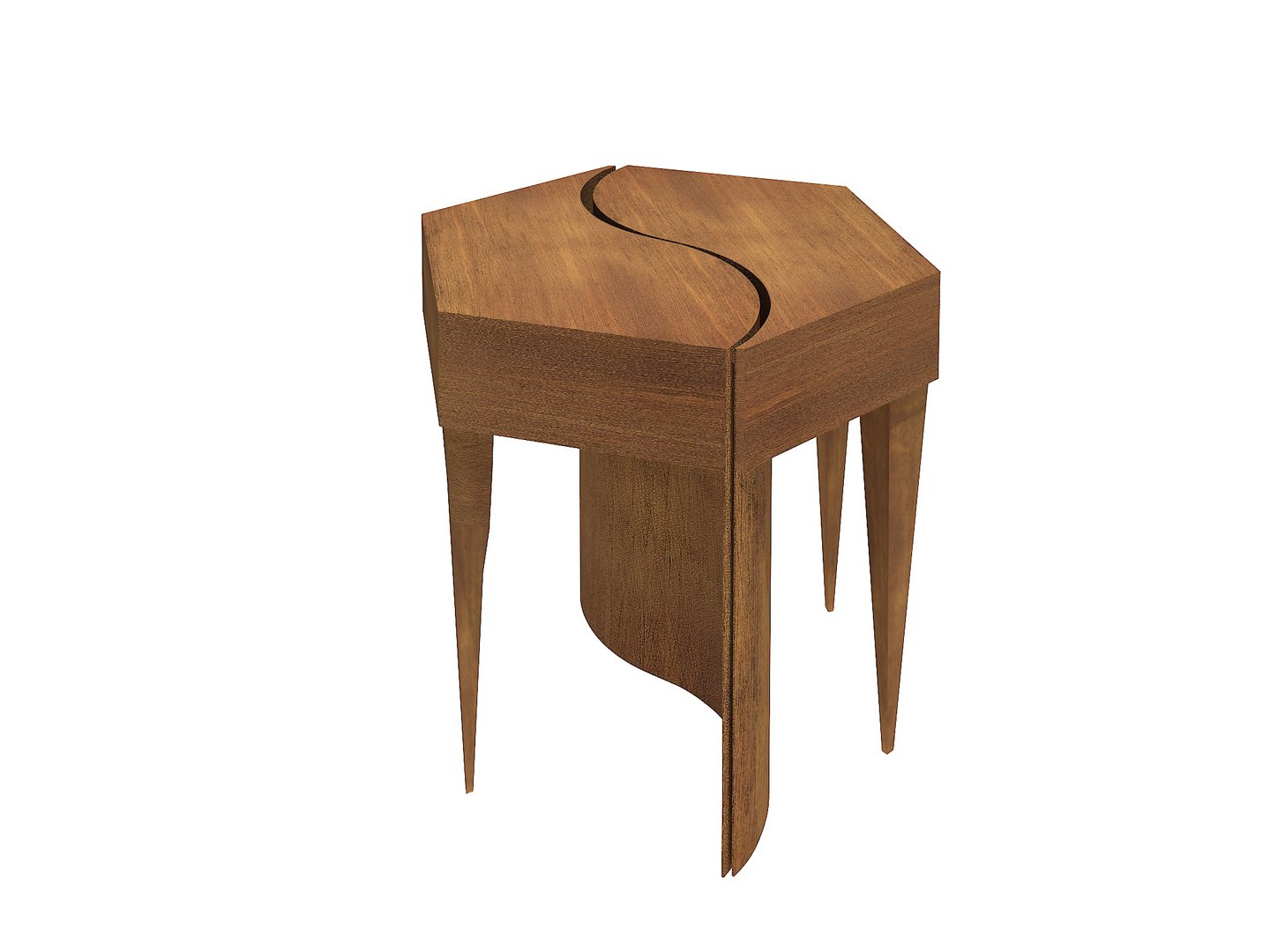 3D Hexa Table - TurboSquid 1720611