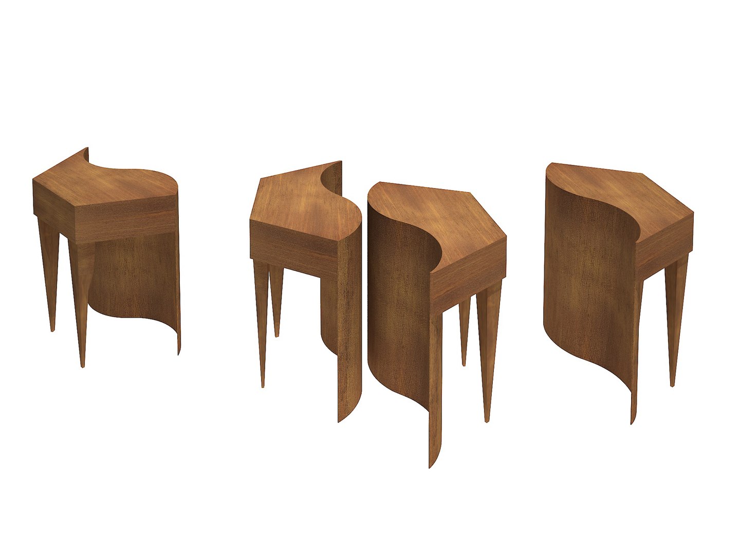 3D Hexa Table - TurboSquid 1720611