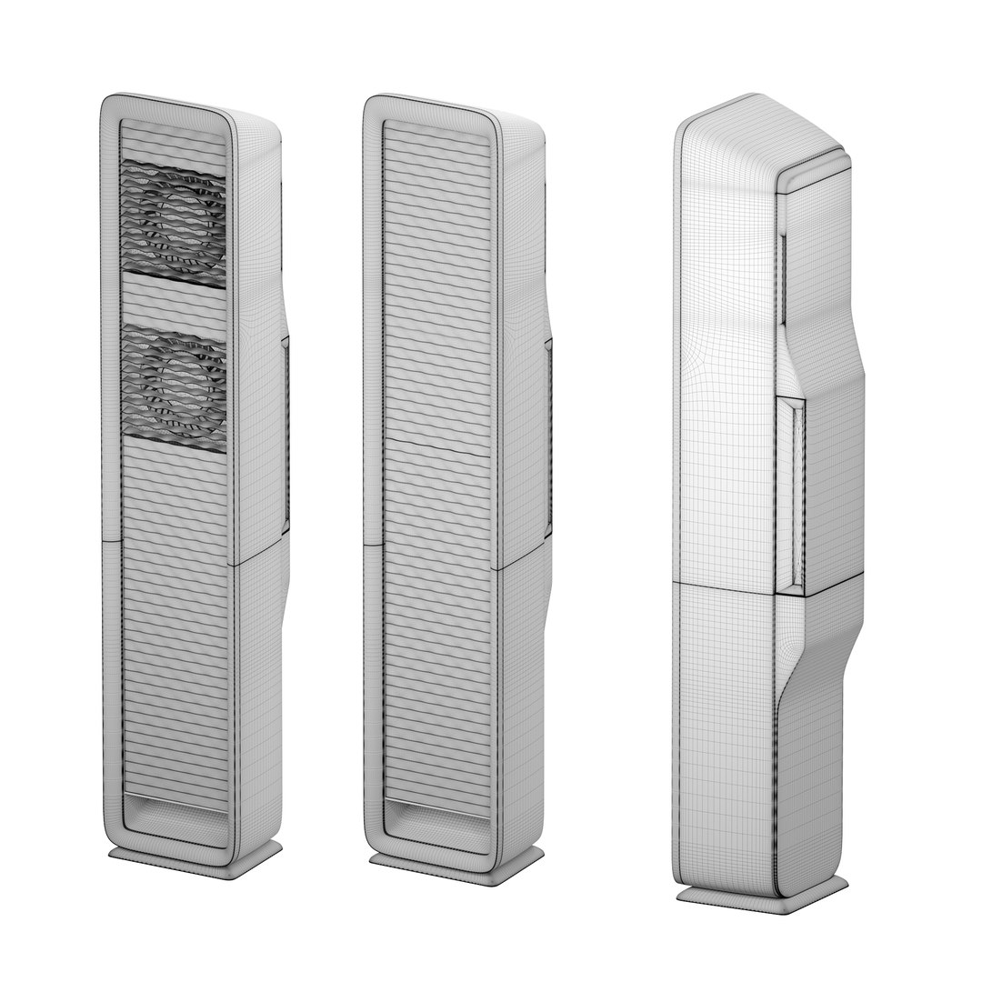 Winia Wave Standing Air Conditioner 3D Model - TurboSquid 1981930
