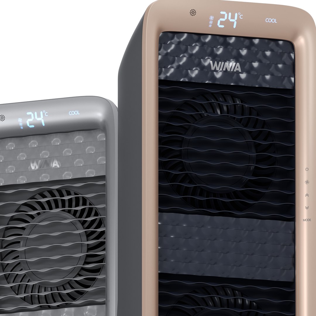 Winia Wave Standing Air Conditioner 3D Model TurboSquid 1981930