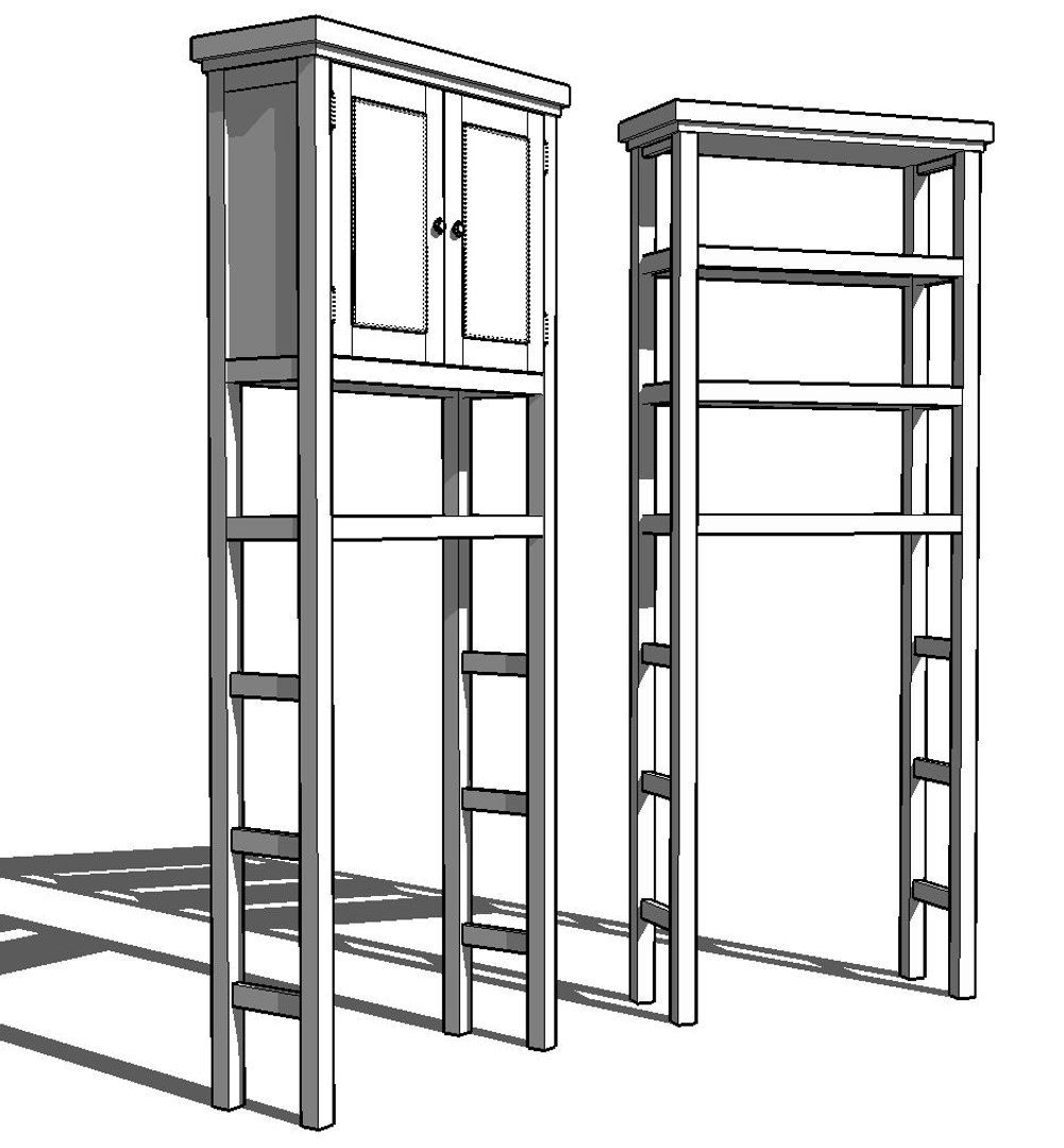 3d Bathroom Etagere