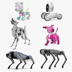 Robots Dog Rigged Collection 4
