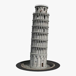3D Leaning Tower Of Pisa