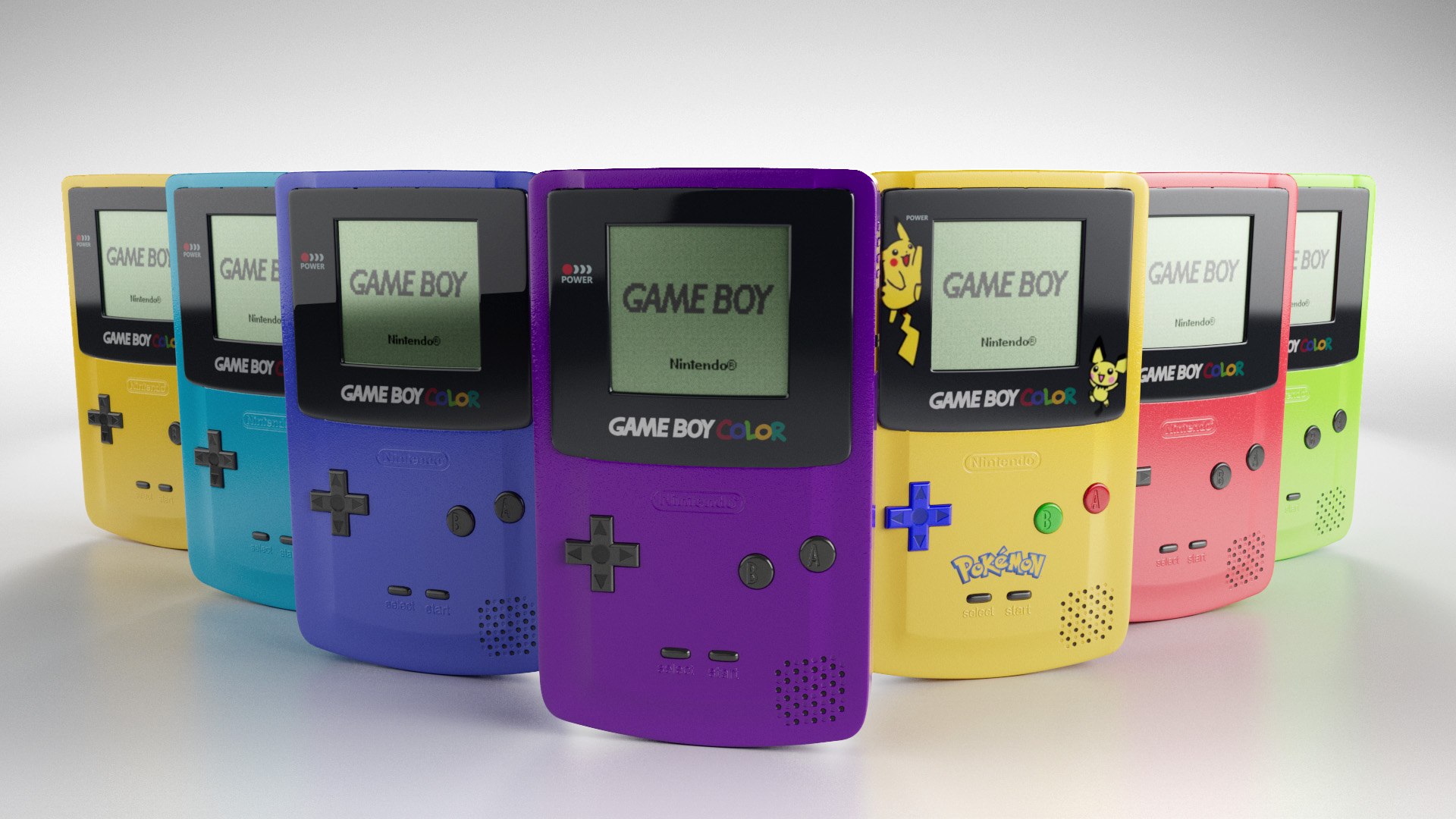 3D Nintendo Gameboy 6 Colors And One Collector - TurboSquid 2086738