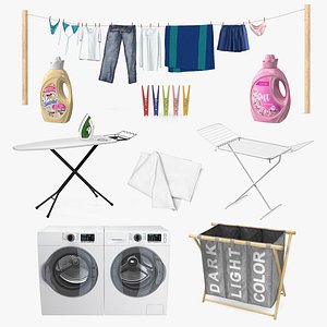 Laundry Collection 7 3D model