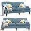 3D model culver sofa