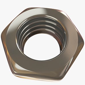 3D model nut industry tool
