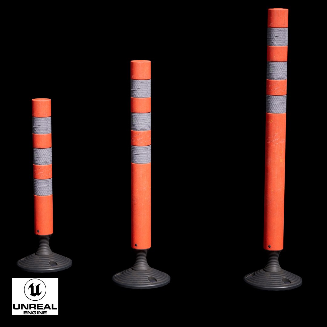 3D Tube Delineator Post model https://p.turbosquid.com/ts-thumb/rz/HRGqXf/YY/tube_delineator_post_15/jpg/1765378996/1920x1080/fit_q87/a82611a6510de1e717bc61ae0fb40675fd9392e2/tube_delineator_post_15.jpg