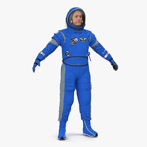 3D astronaut boeing spacesuit space suit