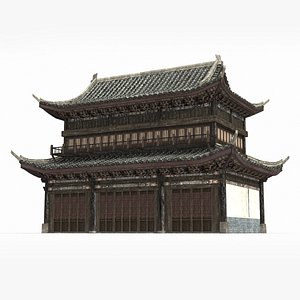 ancient palace library 3D model