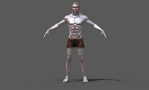 3D male man model