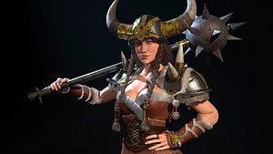 viking warrior 3D model