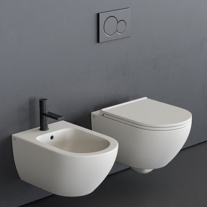 toilet enjoy wall-hung 3D